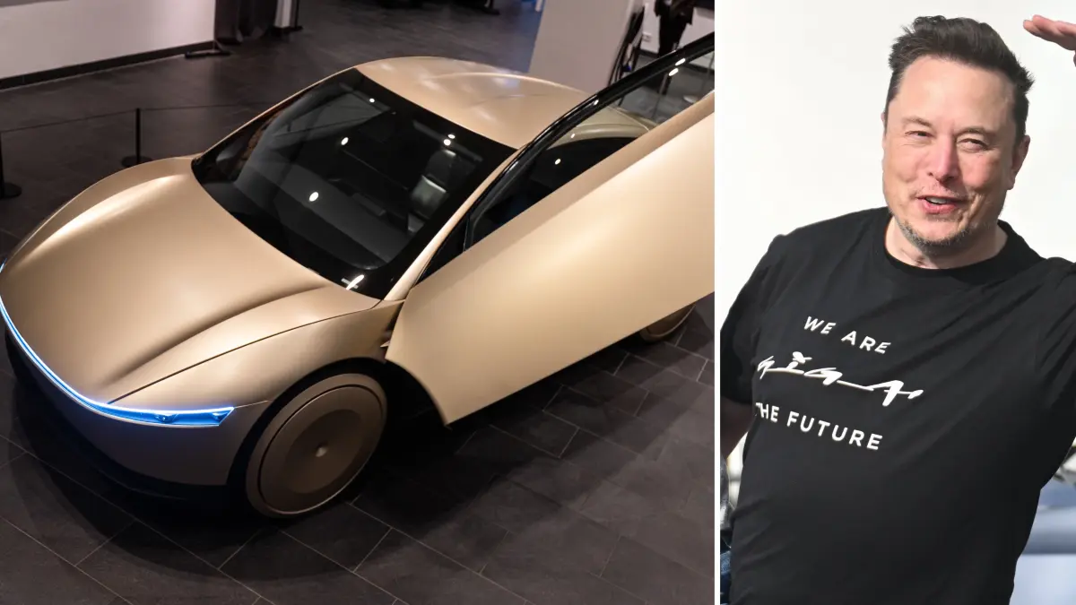 Neue Produkte für die Gigafactory Grünheide Berlin-Brandenburg: Tesla-Chef Elon Musk spricht im Interview auch über das Robotaxi Cybercab.