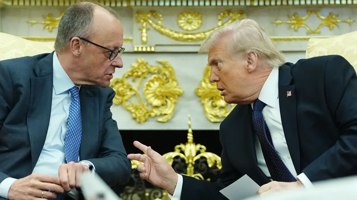 US-Präsident Trump empfängt Bundeskanzler Merz