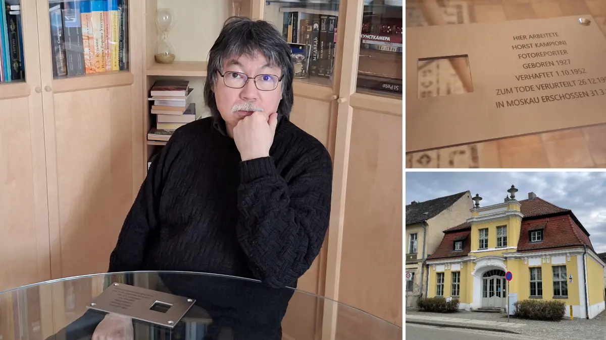 Der "Neuer Tag"-Reporter Horst Kampioni aus Frankfurt (Oder) wurde 1953 in der Sowjetunion hingerichtet. Demnächst soll eine Gedenktafel an sein Schicksal erinnern. Zu verdanken ist dies Mario Bandi (l.) und seinen Mitstreitern vom Memorial Deutschland e.V. Was hinter dem Projekt steckt.