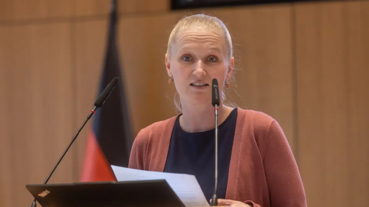 Desiree Schrade bei der SVV im Februar.