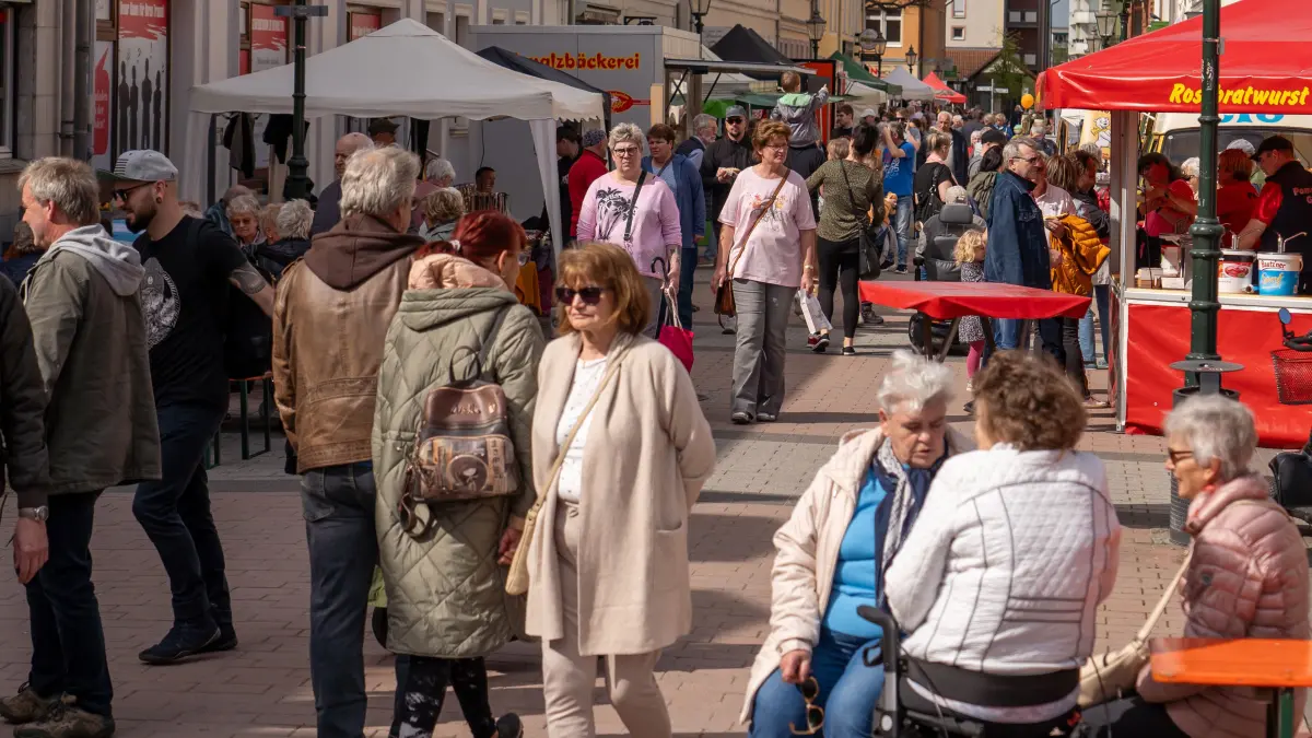 Zuletzt sorgte der „Frühlingsmarkt“ im Jahr 2024 für eine Wiederbelebung der Schwedter Innenstadt.