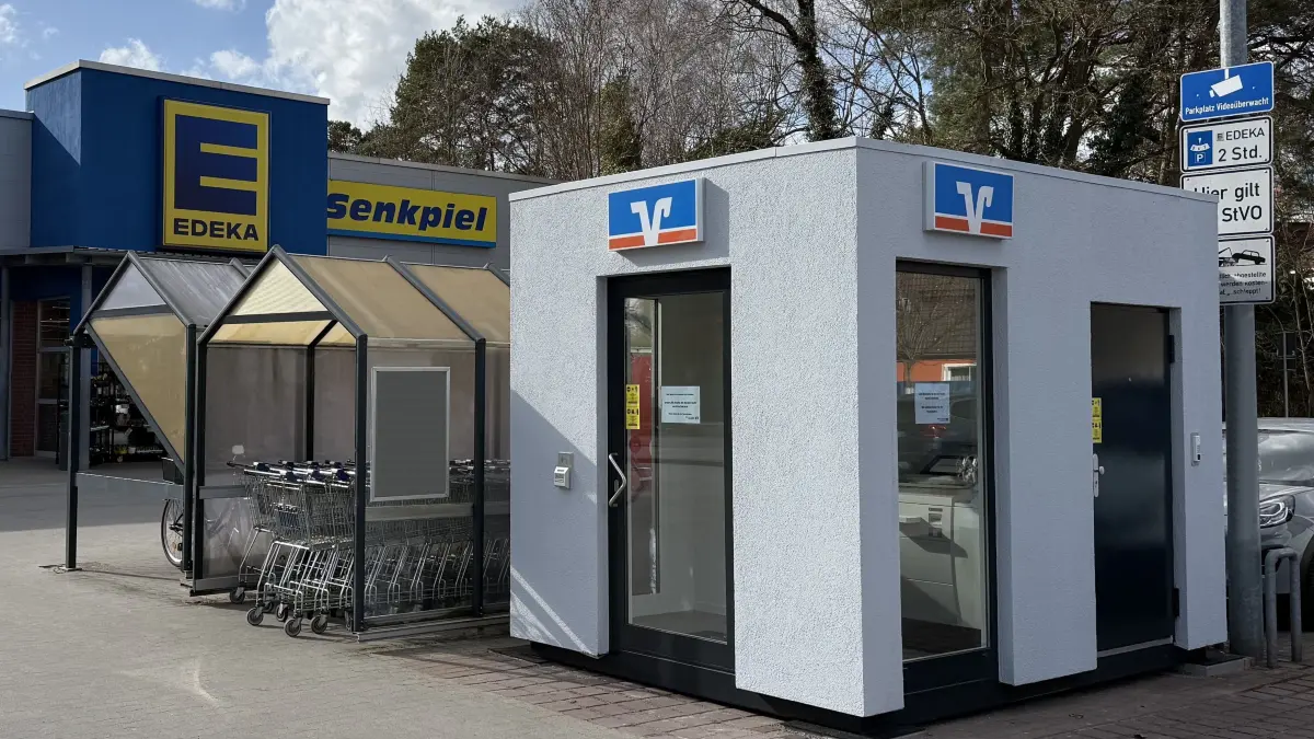 Edeka hilft der Raiffeisen-Volksbank
