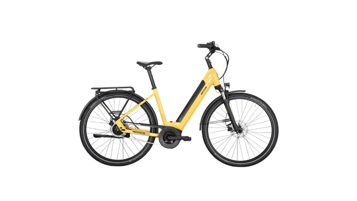 Kettler E-Traveller Gold P5 FL E-Bike City Bike Tiefeinsteiger 28" gelb