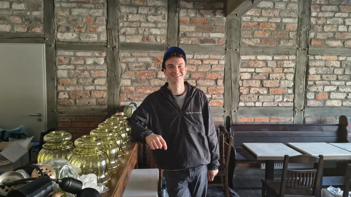 Simon Ortel, einer der beiden Geschäftsführer der Kochkommode aus Eberswalde. Demnächst stillt sein Unternehmen den Hunger von Klosterbesuchern in Chorin.