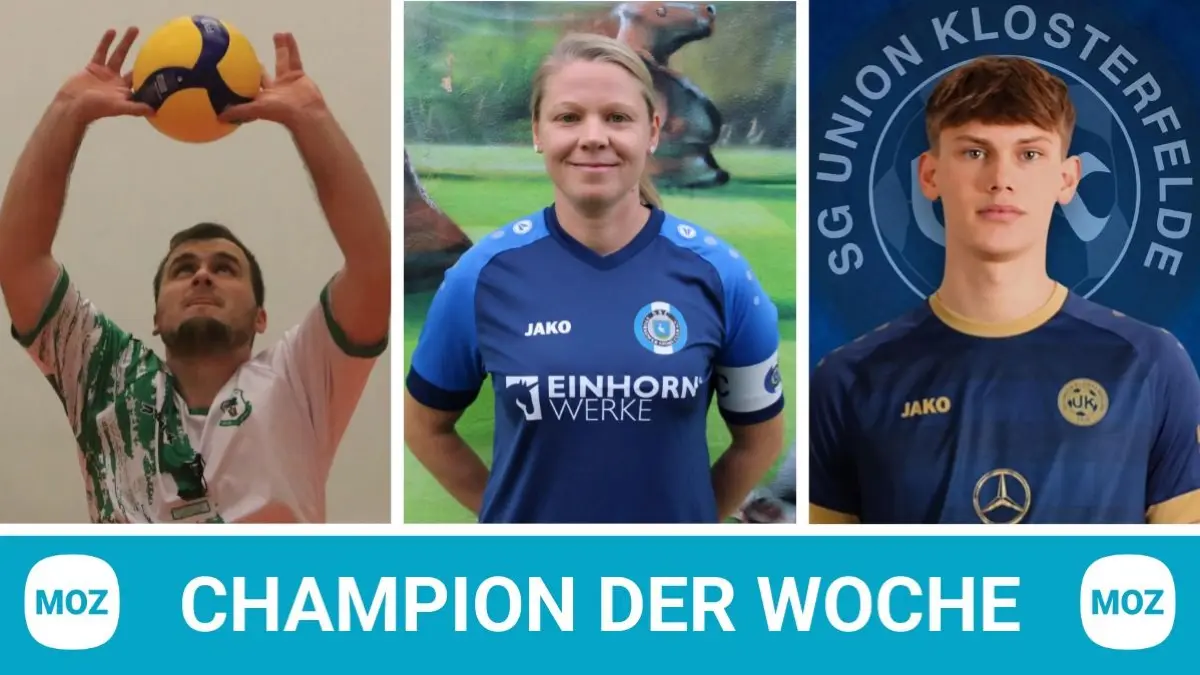 Das sind die neuen Kandidaten: Volleyballer Philipp Jankowski, Fußballerin Janine Jertz und Fußballer Ilian Weber