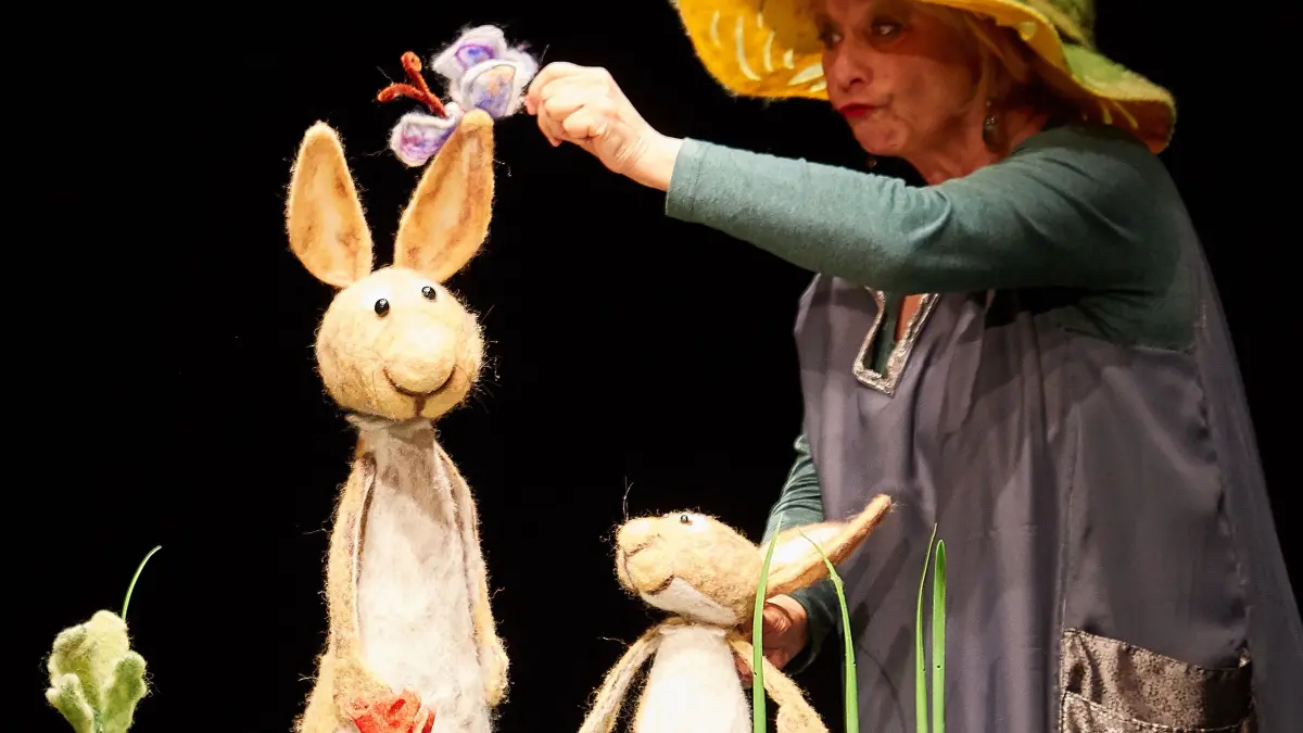 Frankfurt (Oder). Theater des Lachens. "Weißt du eigentlich, wie lieb ich dich hab?" Spielerin: Irene Winter 19.03.2019 Foto: Tobias Tanzyna - Pressebild