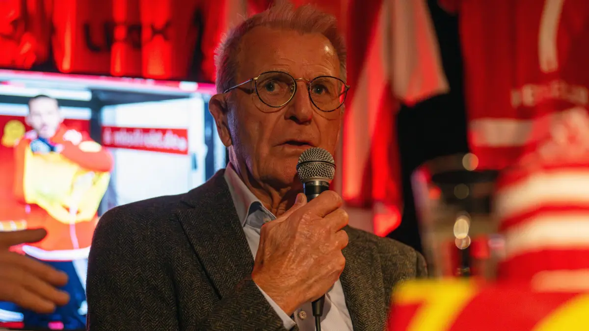 9. Rot-Weißer Salon im Altstadttheater Köpenick, 24.03. 2026: Fußball, Saison 2025/26, 1. FC Union Berlin, 9. Rot-Weißer Salon im Altstadttheater Köpenick, Ex-Präsident Heiner Bertram, 24.03. 2026, Foto: Sebastian Räppold / Matthias Koch