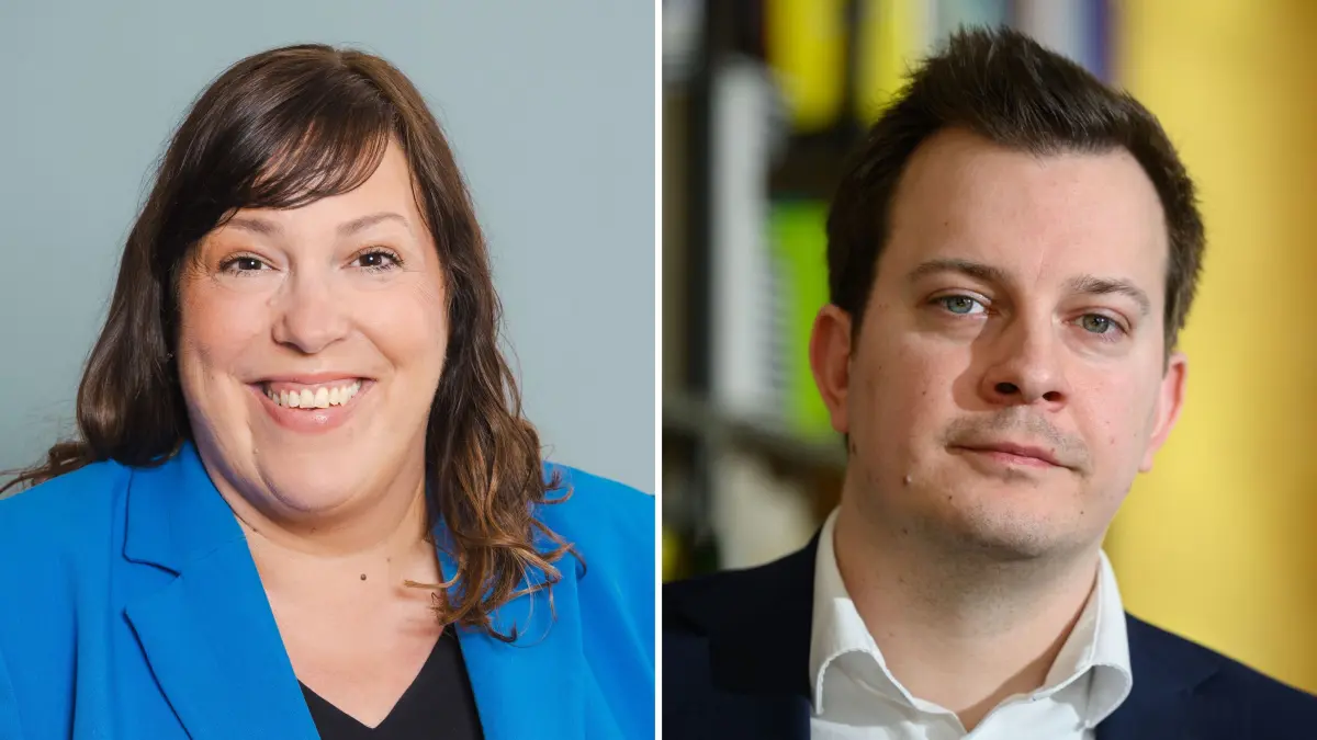 Annette Binder und Patrick Hübner stehen bei der Stichwahl zur Bürgermeisterwahl in Strausberg auf dem Stimmzettel.