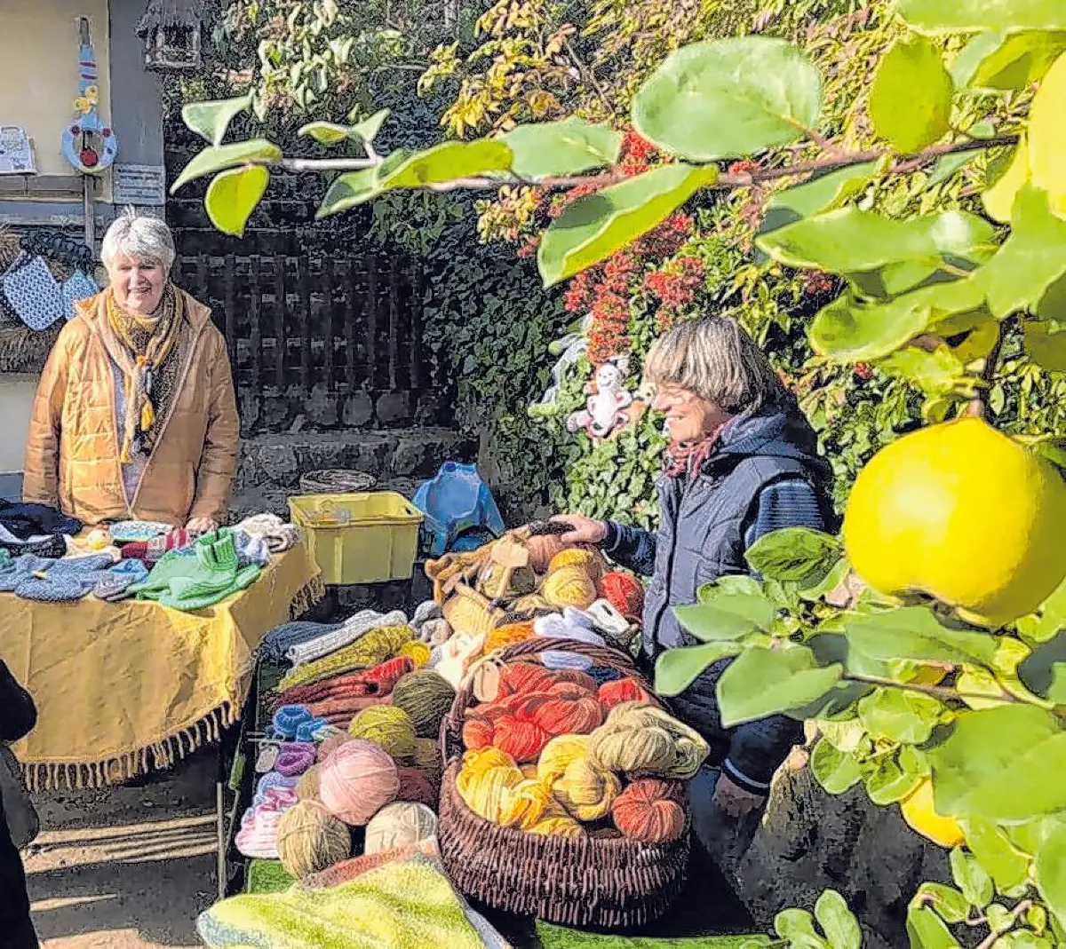 Am Samstag lockt wieder der Frühlingsmarkt im Strohhaus.⇥⇥Foto: Janet Neiser