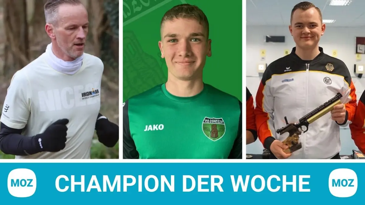 Ausdauersportler Maik Waldburger, Fußballer Julius Stephan und Sportschütze David Obenaus sind die neuen Kandidaten für Champion der Woche.