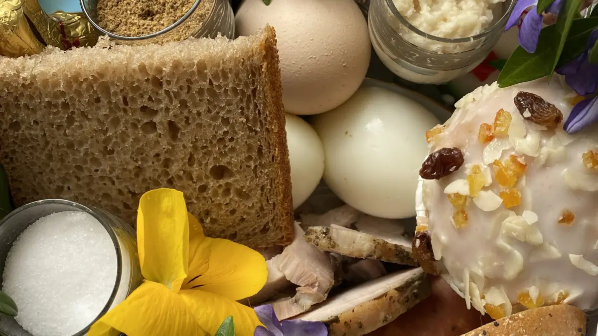 Polnisches Essen als Tradition zu Ostern