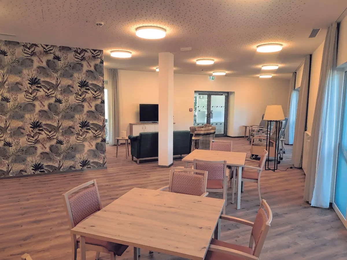 Hier kann ab 1. Oktober gemeinsam gegessen, geredet, Kaffee getrunken und gespielt werden.