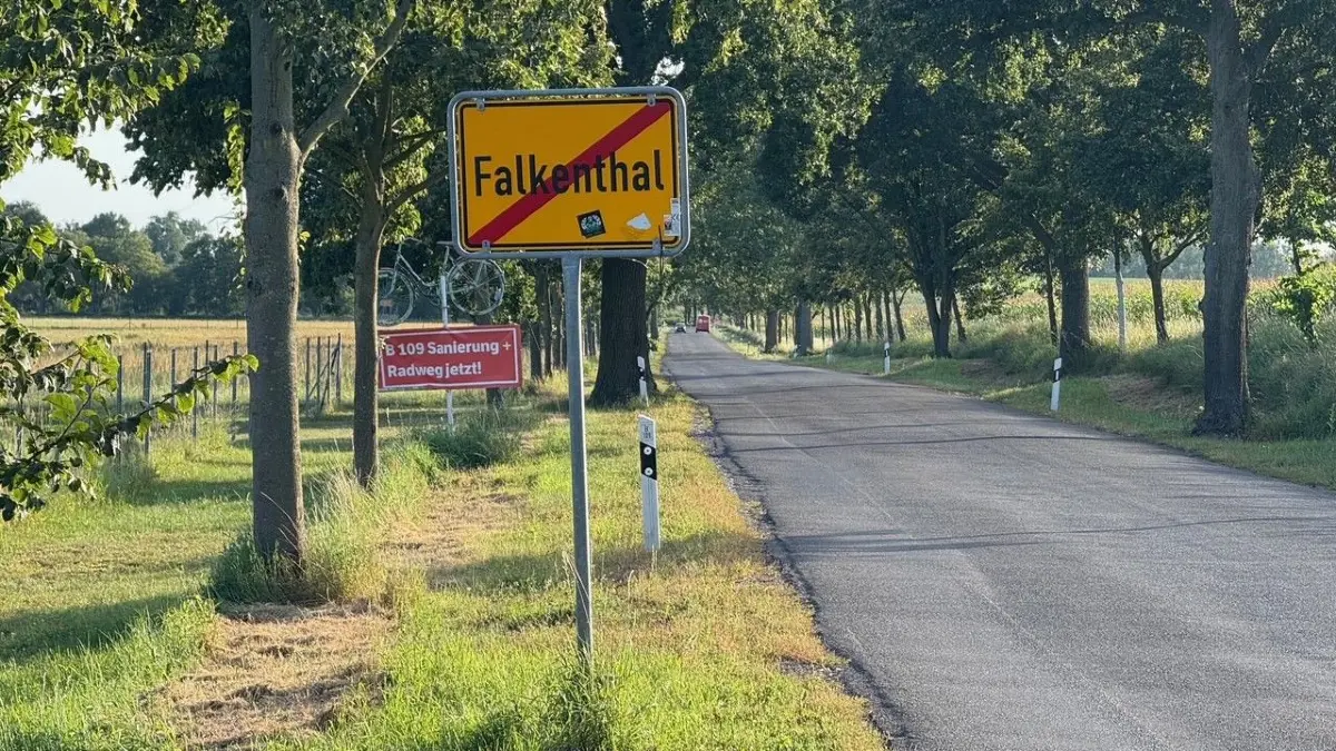 B109 bei Falkenthal
