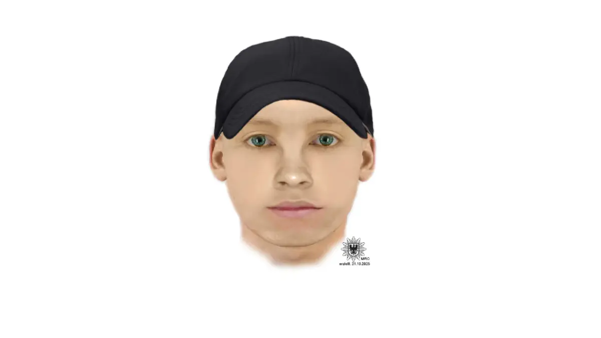 Der Mann soll etwa 17 bis 20 Jahre alt gewesen sein.