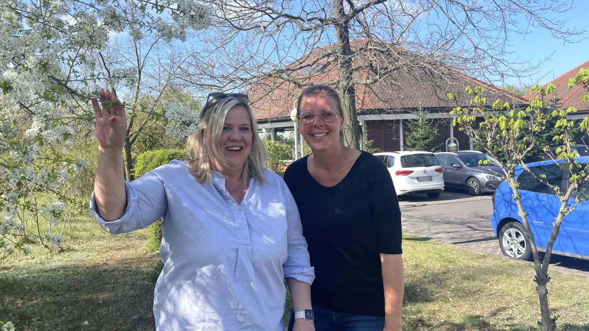 Sabine Radtke und Josefine Böwe leiten das Frauenhaus in Schwedt. Hier finden von Gewalt betroffene Frauen Schutz und praktische Hilfe.