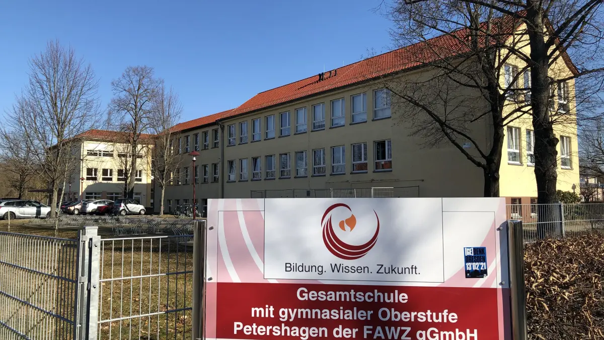 Schule: Petershagen-Eggersdorf, 22.2.2021 FAWZ-Schule in Petershagen