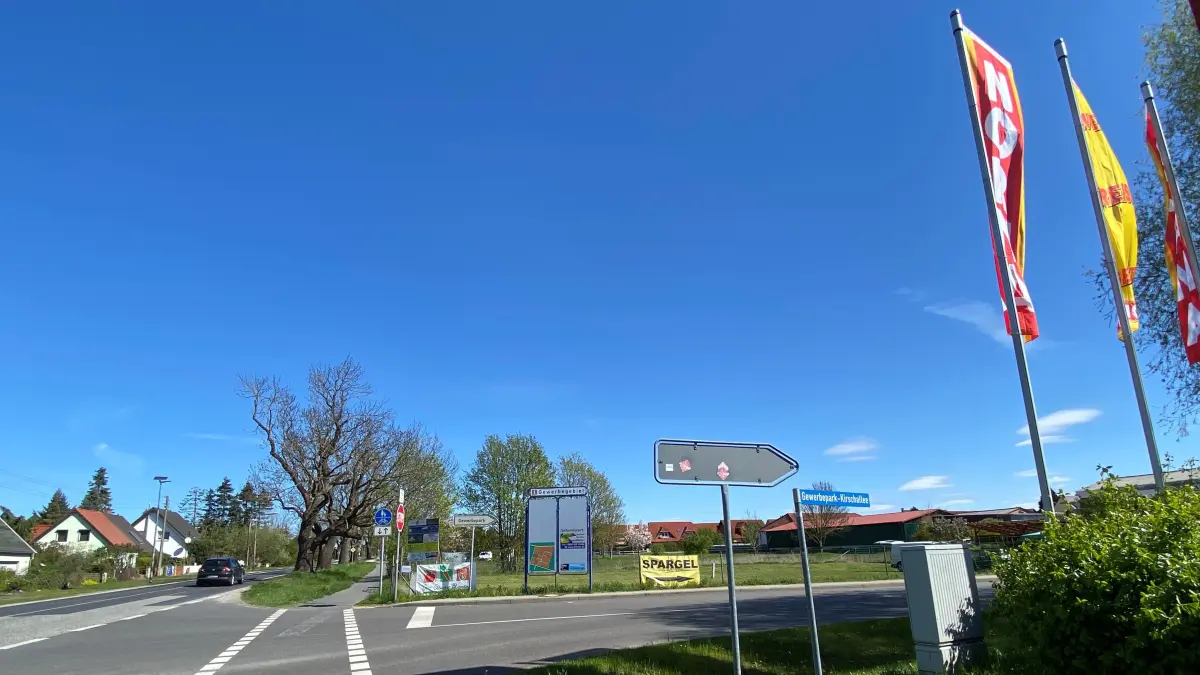 Ein Discounter (Penny) will an der B112 in Lebus bauen