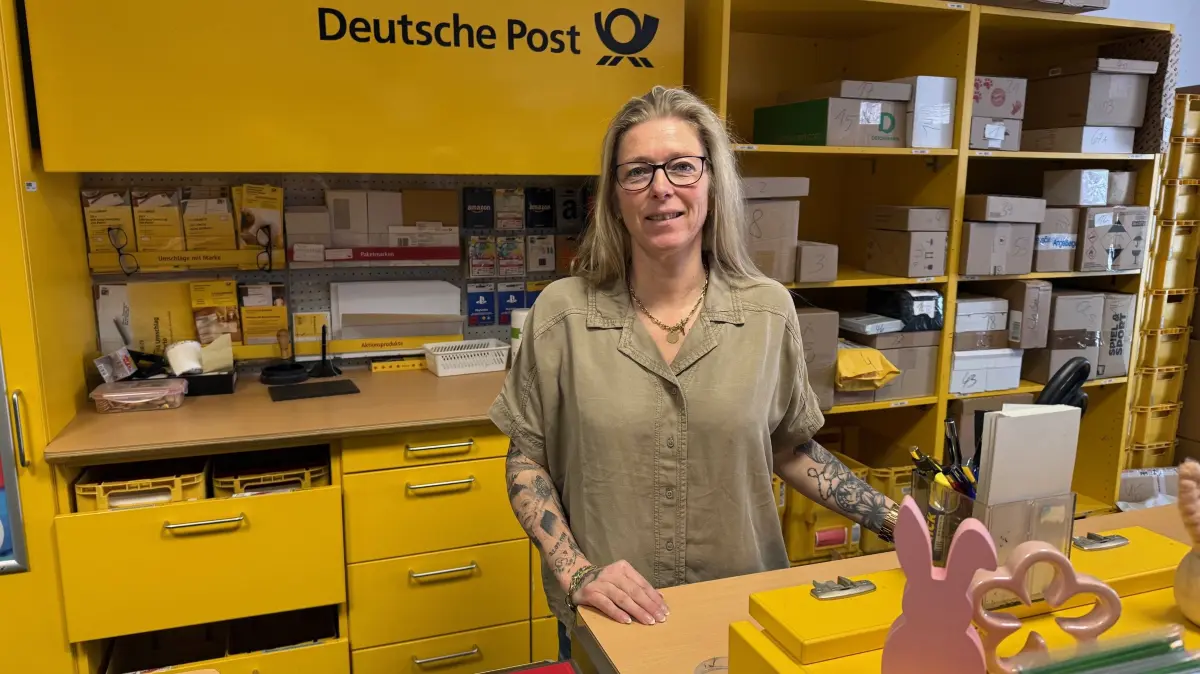 Postfiliale Zehdenick in Harrys Paperstore, Inhaberin Mandy Richter