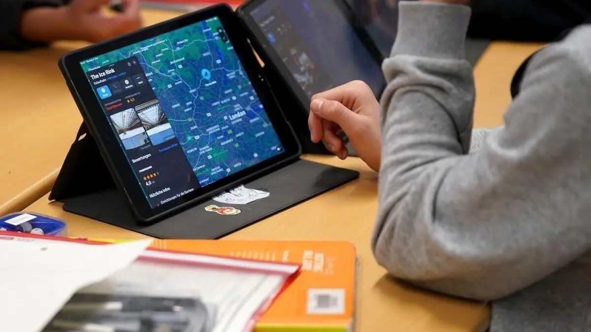 Tablet in der Schule