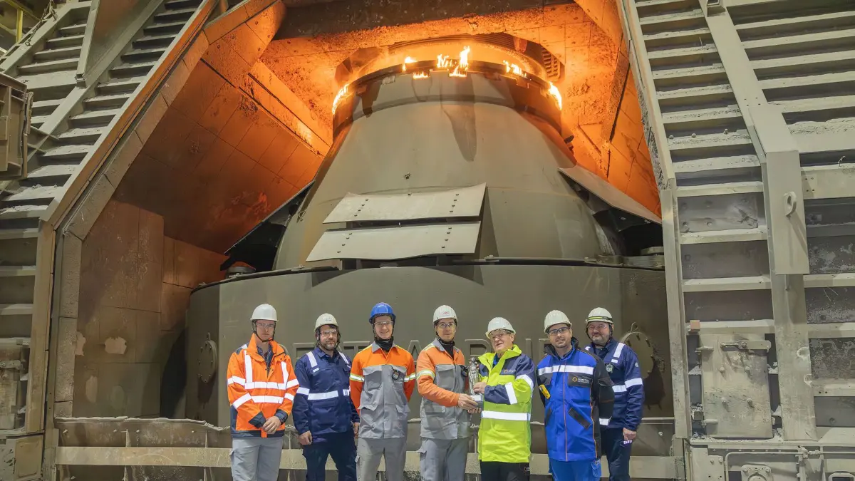 Konverterstahlwerk von Arcelor-Mittal in Eisenhuettenstadt 04.112.2025
Konverter
Alle Rechte vorbehalten. Abdruck nur gegen Nennung, Belegexemplare und Honorar.