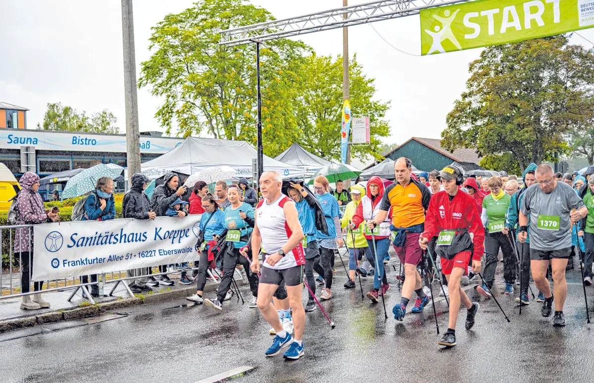 Der Stadtlauf, eine der regelmäßigen Großveranstaltungen in Eberswalde, geht auf die Initiative von René Hoffmann zurück. ⇥Foto: Torsten Stapel
