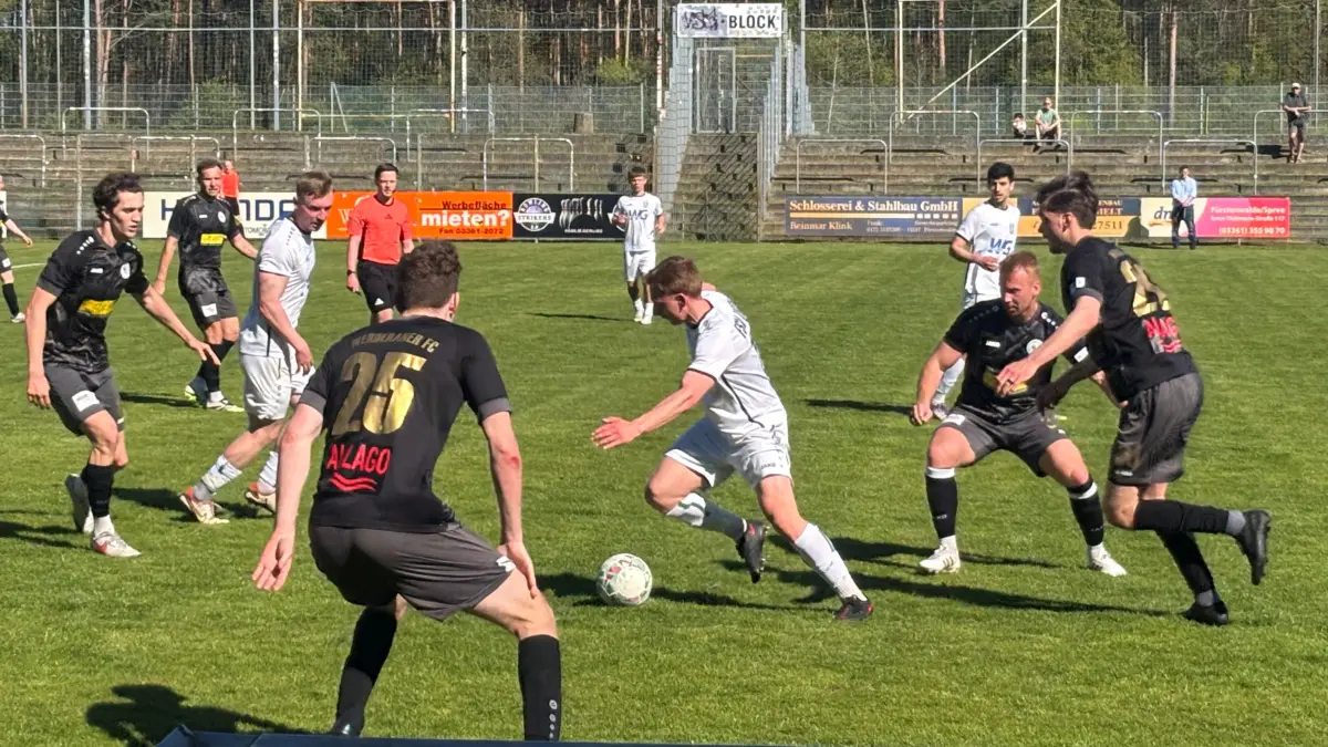 Union Fürstenwalde besiegte in der Fußball-Brandenburgliga den Werderaner FC.