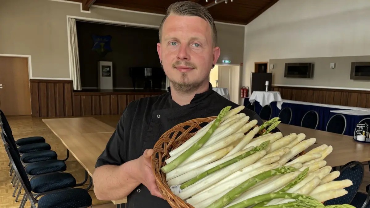 Der Landgasthof „Spreetal“ in Berkenbrück bei Fürstenwalde: Koch Martin Thieme lockt Spargel-Liebhaber mit exklusiven und durchaus gewagten Delikatessen.