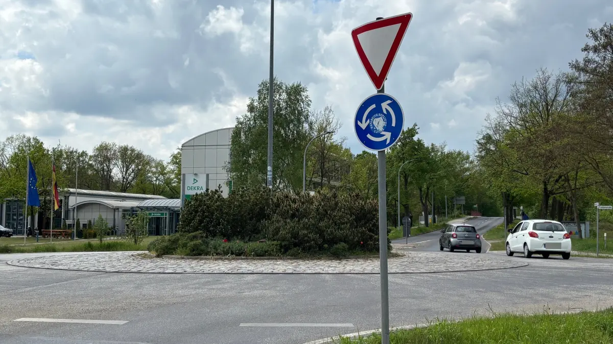 Kreisverkehr Walther-Bothe-Straße Oranienburg