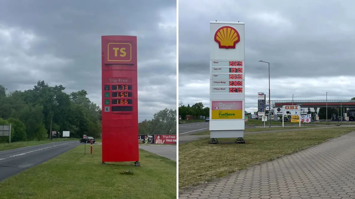 Zwar gilt in Deutschland seit Anfang Mai ein Tankrabatt von rund 17 Cent pro Liter, doch dieser kommt nicht vollständig bei den Verbrauchern an. Nach wie vor ist in der Grenzregion Uckermark das Tanken in Polen günstiger.