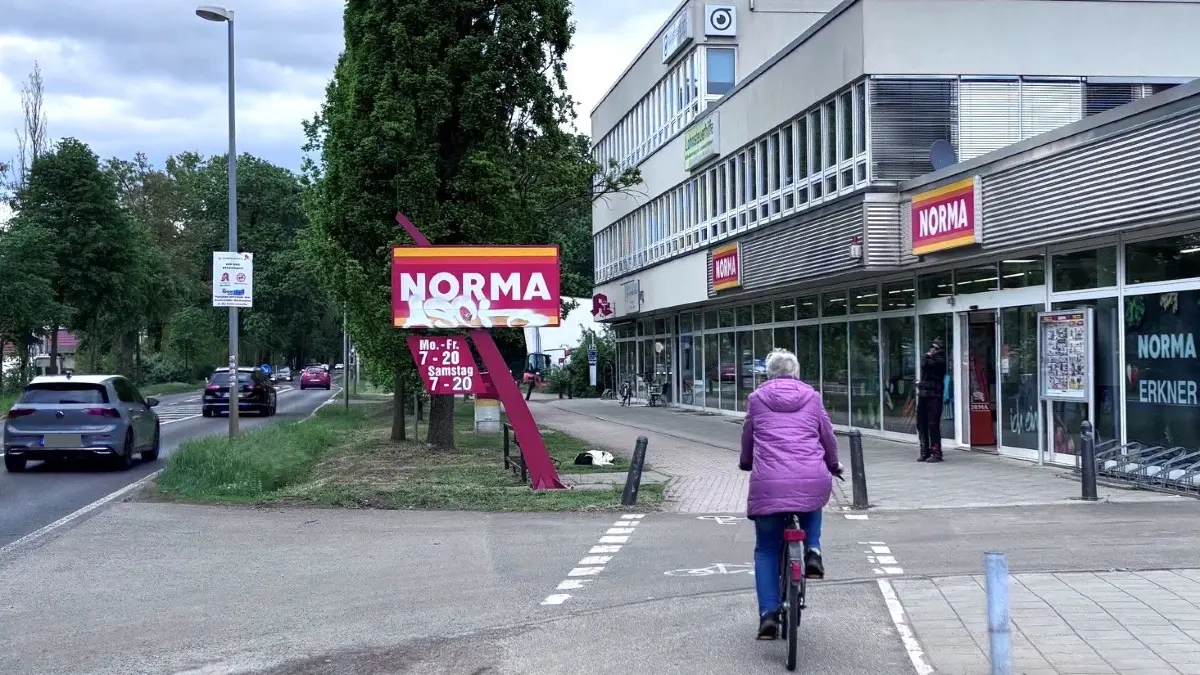 So lange schließt der Discounter-Markt Norma in Erkner (Symbolfoto).