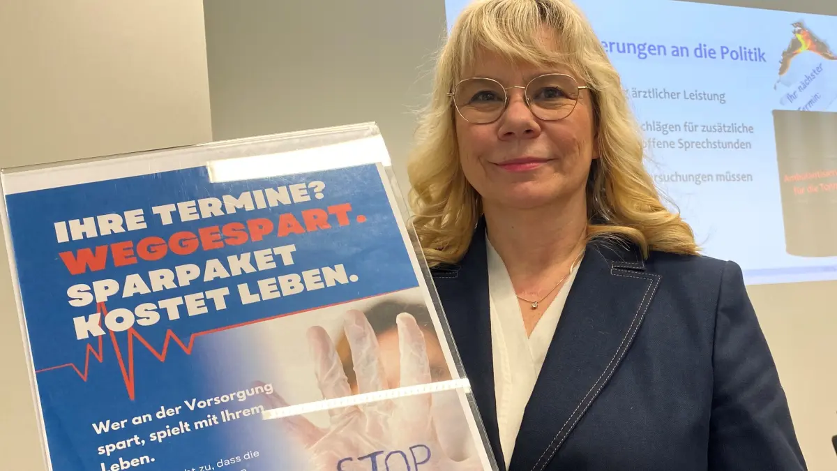 Catrin Steiniger, Vorstandsvorsitzende der Kassenärztlichen Vereinigung Brandenburg und selbst Urologin im Spreewald
