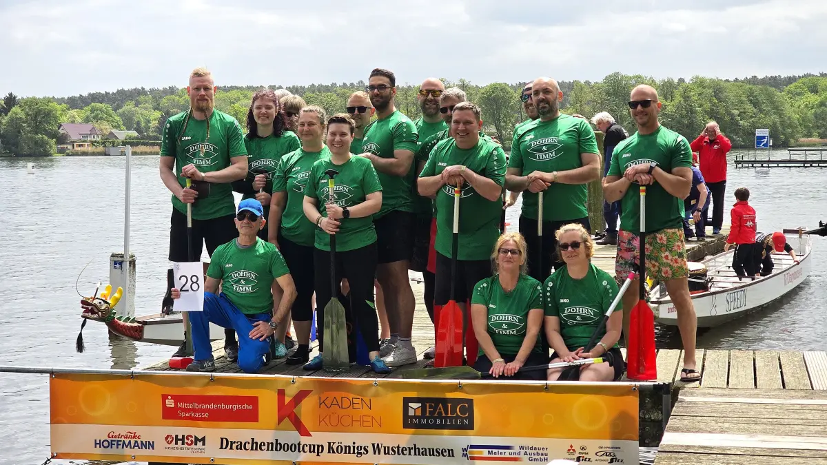 24. Drachenbootcup Königs Wusterhausen - über 1000 Teilnehmer im Drachenboot im Strandbad Neue Mühle