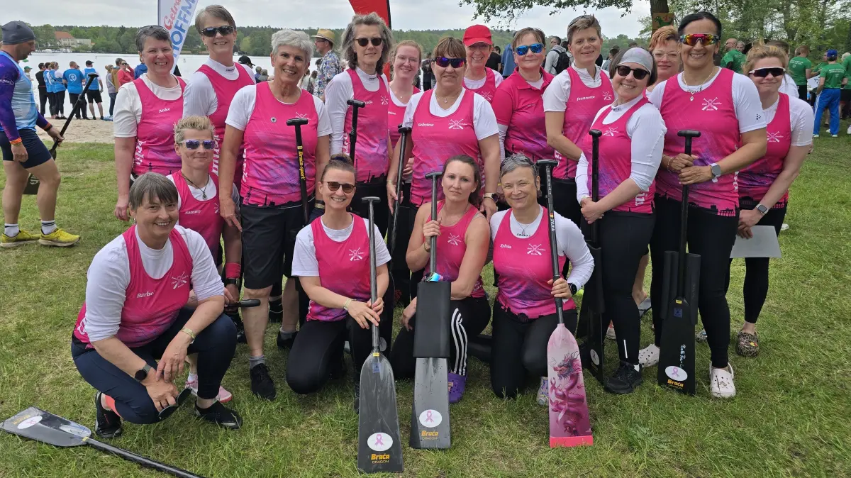 24. Drachenbootcup Königs Wusterhausen - über 1000 Teilnehmer im Drachenboot im Strandbad Neue Mühle