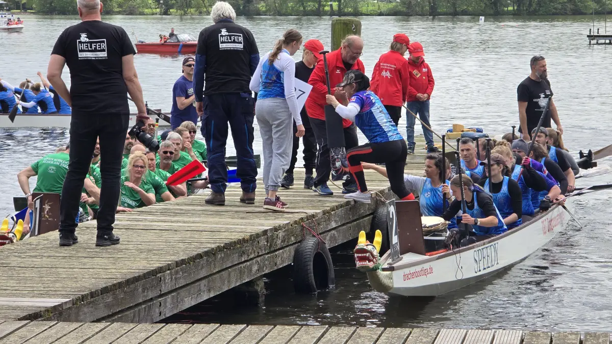 24. Drachenbootcup Königs Wusterhausen - über 1000 Teilnehmer im Drachenboot im Strandbad Neue Mühle