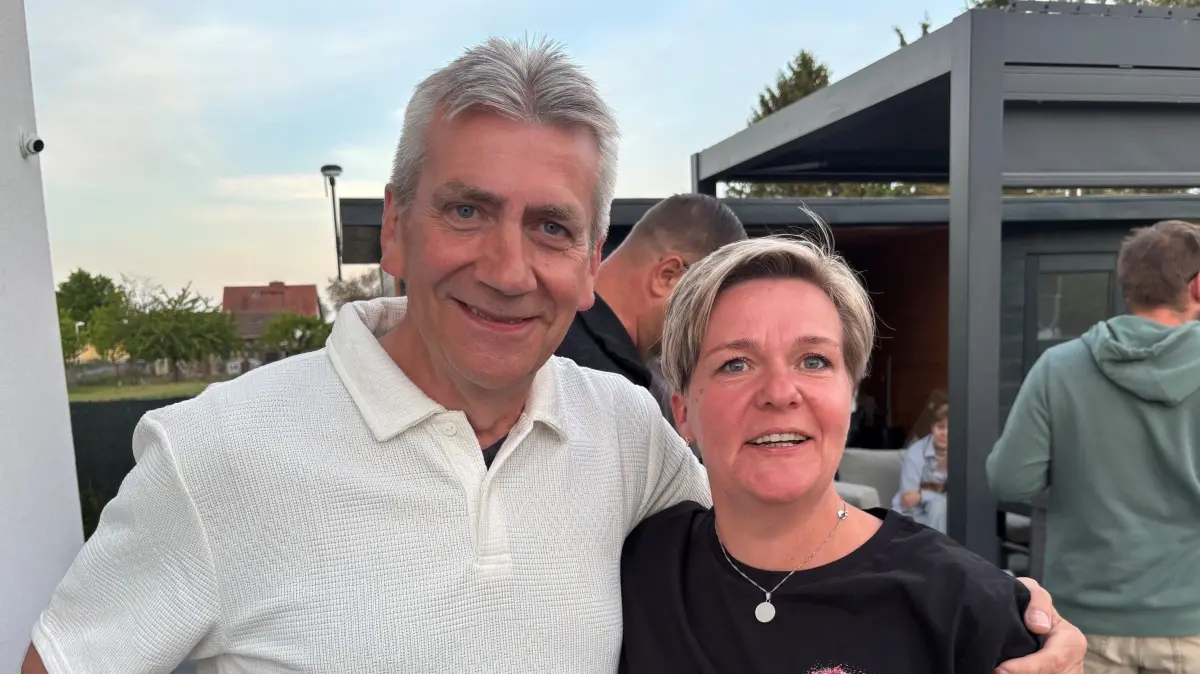 AfD-Bürgermeister René Stadtkewitz und seine Frau Alina in Zehdenick