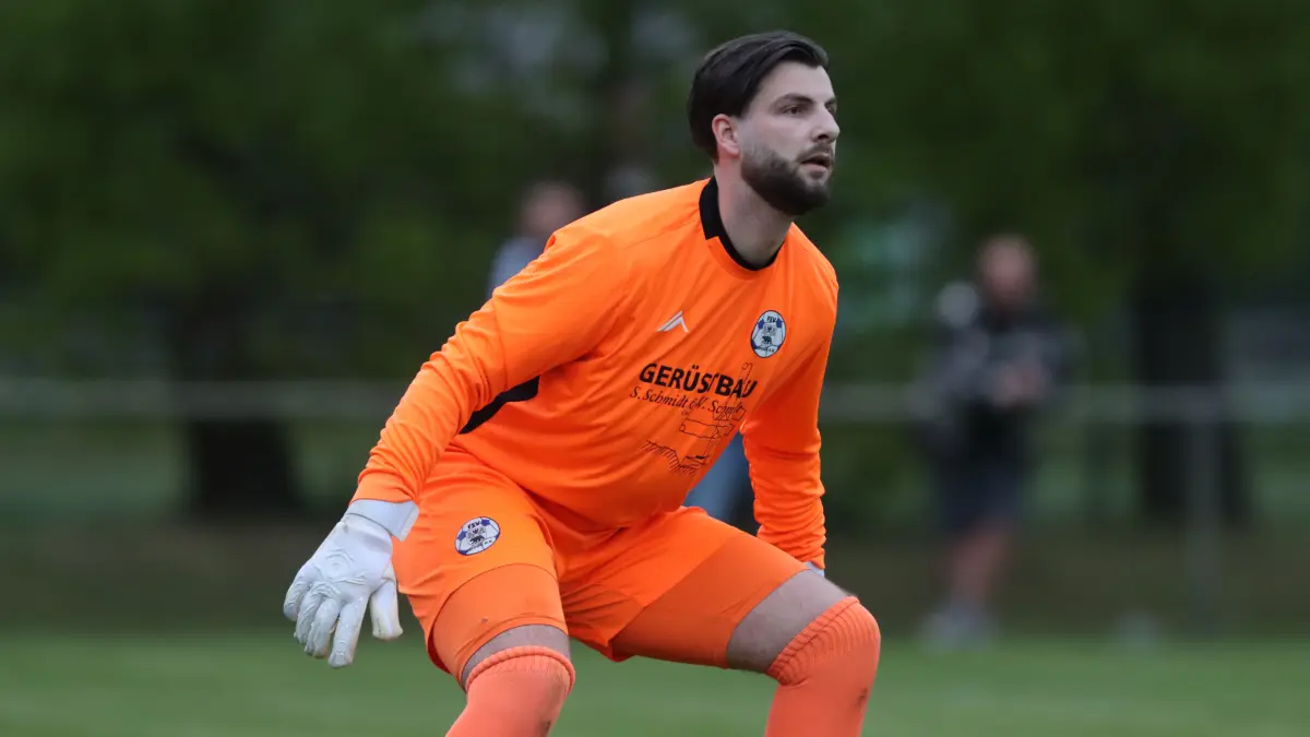 Julius Gehrke, Torwart Schlussmann Keeper FSV Bernau aus der Landesliga, Kandidat MOZ-Champion der Woche