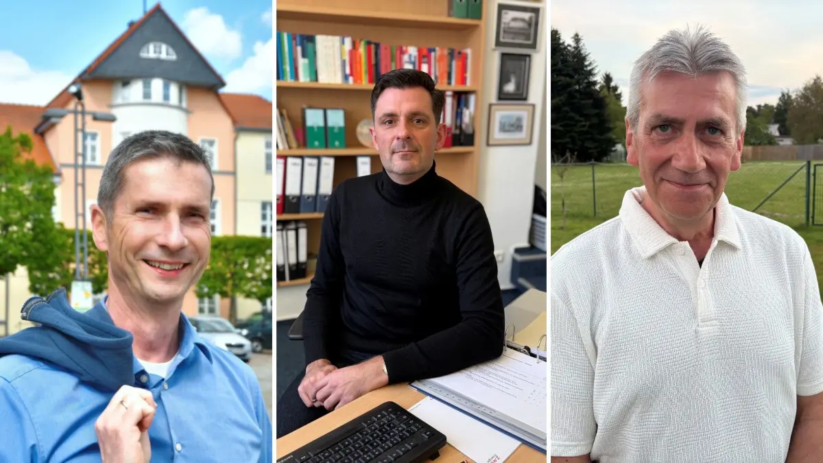 Hauptverwaltungsbeamte des Mittelzentrums Fürstenberg, Gransee, Zehdenick: Robert Philipp, Nico Zehmke und René Stadtkewitz