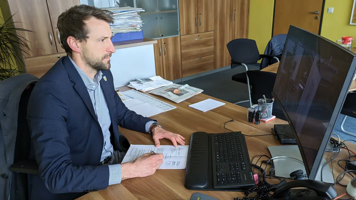 Maximilian Wonke, Bürgermeister von Panketal, Februar 2024