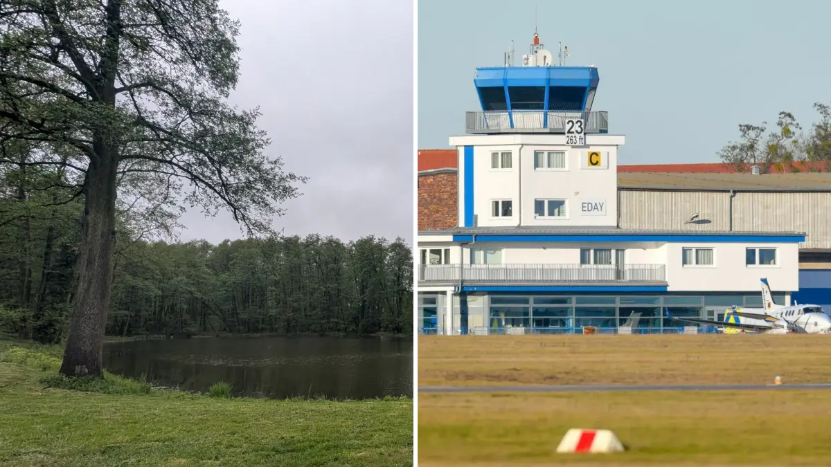 Dorfteich in Möglin: Die ausgehobenen Sedimente wurden am Flugplatz in Strausberg verbaut.