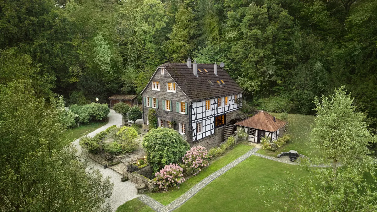 Das Haus „Ernenkotten“ in Haan im Bergischen Land.