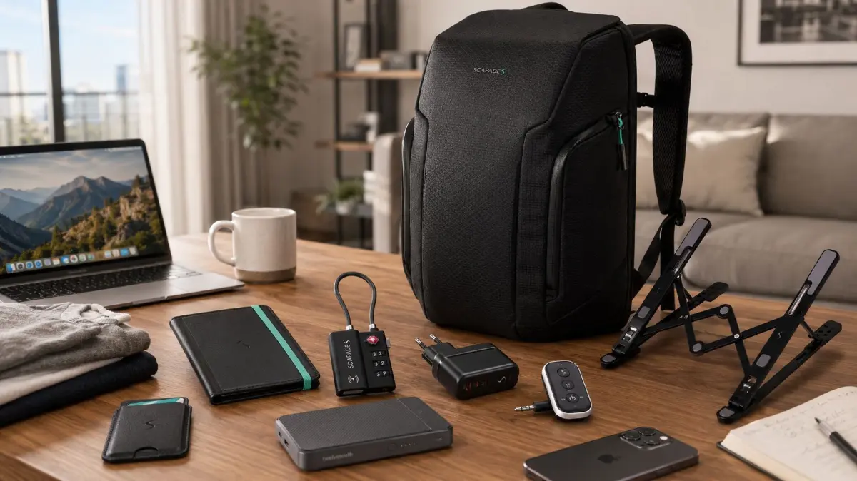 Must-haves für Digital Nomads: Reise-Zubehör von Scapade und twelvesouth
