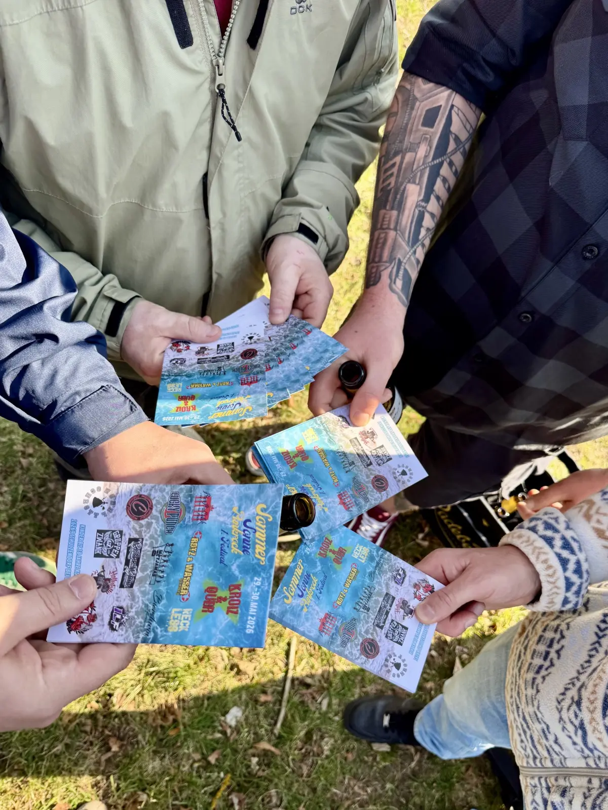 Die Flyer für das Festival in Schulzendorf sind bereits gedruckt. Kindler konnte deutschlandweit bekannte Punkbands für die Veranstaltung bei Wriezen gewinnen.