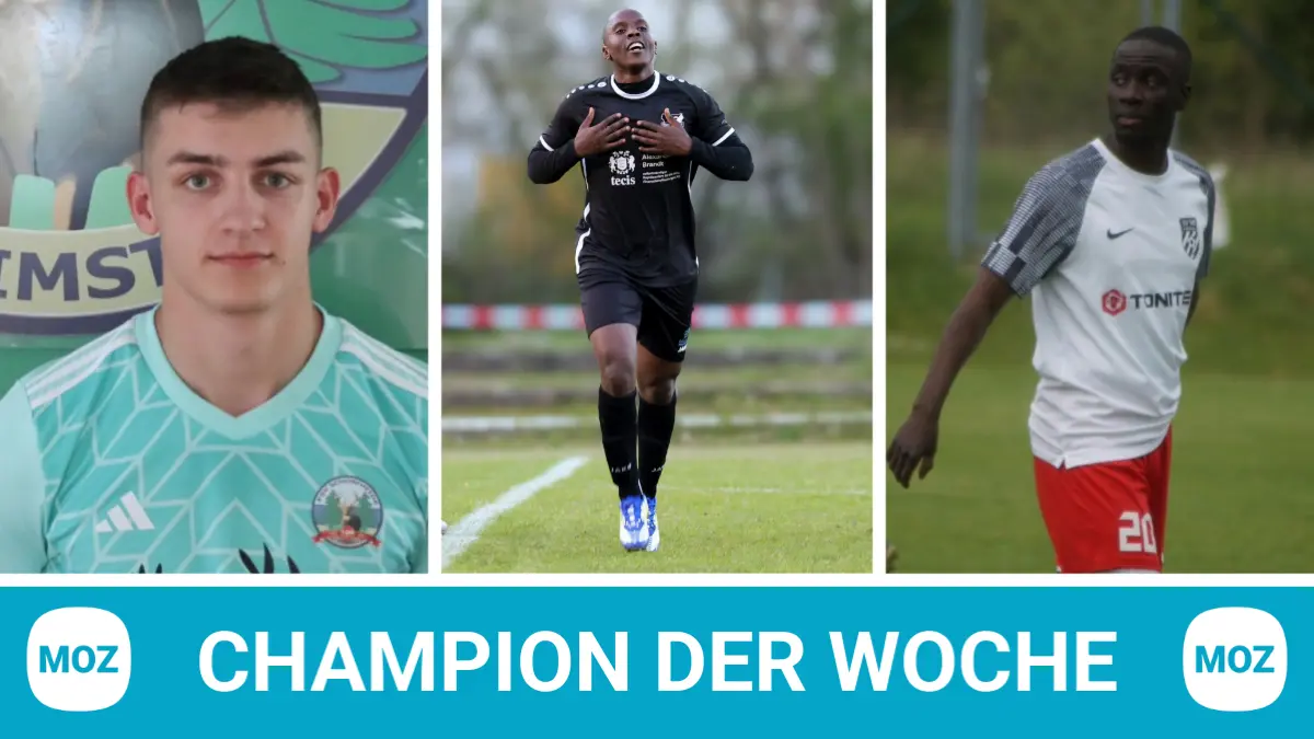 Johann Wolf, Martin Mangabo und Djibril Badji sind die neuen Kandidaten für den Champion der Woche.