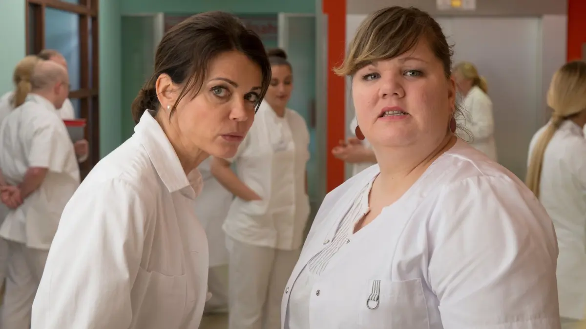 Gerit Kling (l.) und Manuela Wisbeck in ihren Rollen in "Notruf Hafenkante".