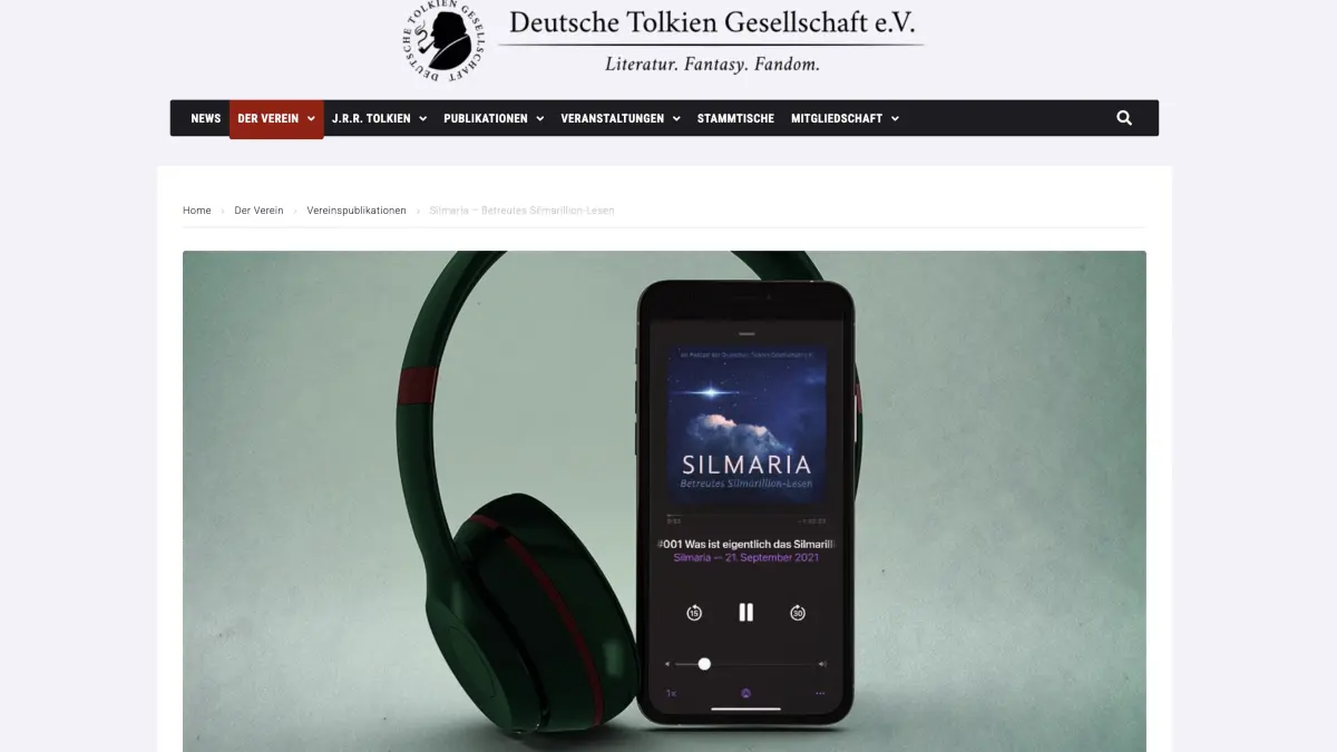 Podcast der Woche für Herr der Ringe-Nerds: Silmaria