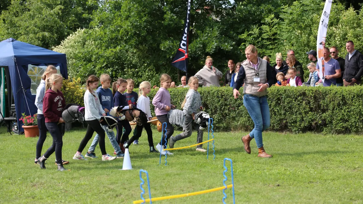 Hobby Horsing oder deutsch Steckenpferdreiten ist eine Sportart mit Gymnastikelementen, bei der Bewegungsabläufe ähnlich denen beim Springreiten oder bei der Dressur teilweise in Parcours nachgestellt werden, ohne dass echte Pferde zum Einsatz kommen. Das letztjährige Teilnehmerfeld wird von Anja Daue-Thieme angeführt.