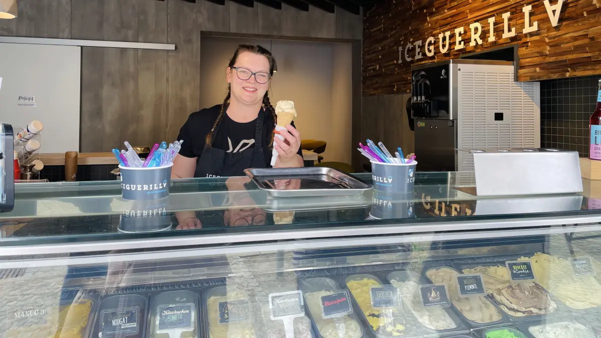 Eis in Beeskow