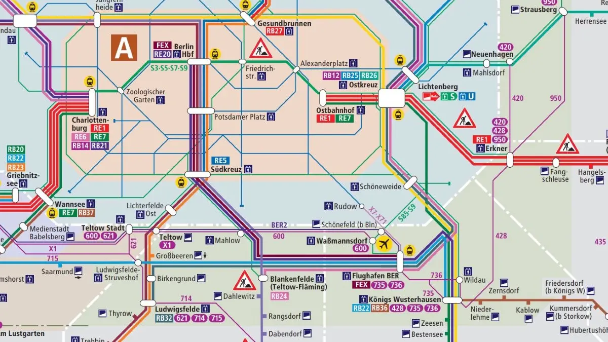 Ein ungewohnter Anblick: Die Regionalbahnen im Berliner Zentrum sind gekappt.