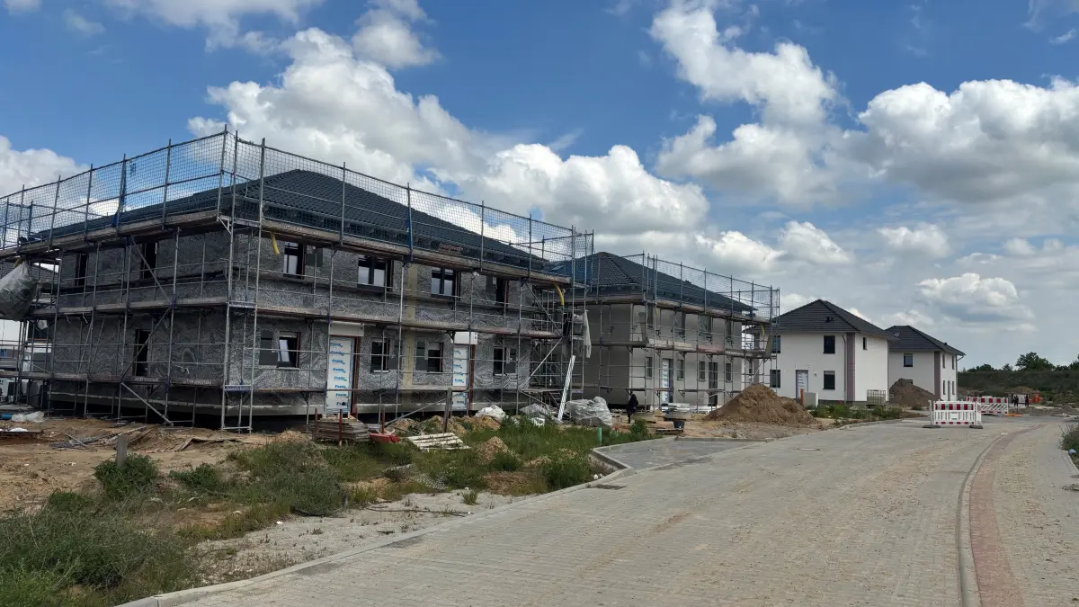 Häuser im Wohnprojekt Ahrensfelder Obstwiesen
