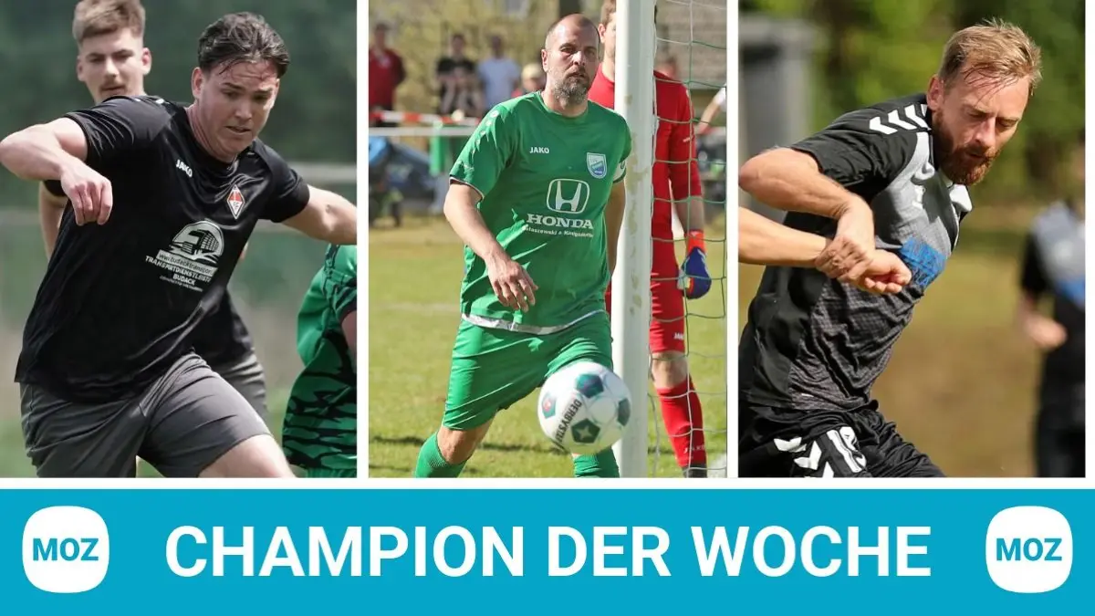 Mit Niclas Weddemar, Paul Roller und Marcin Krystek sind dieses Mal drei Fußballer für den Champion der Woche nominiert.